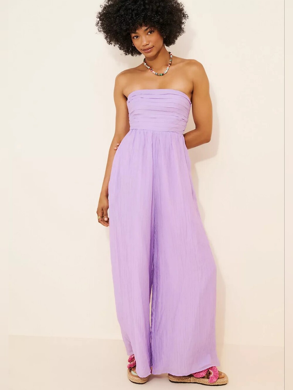 Anthropologie Lorenzo Wide Leg Jumpsuit